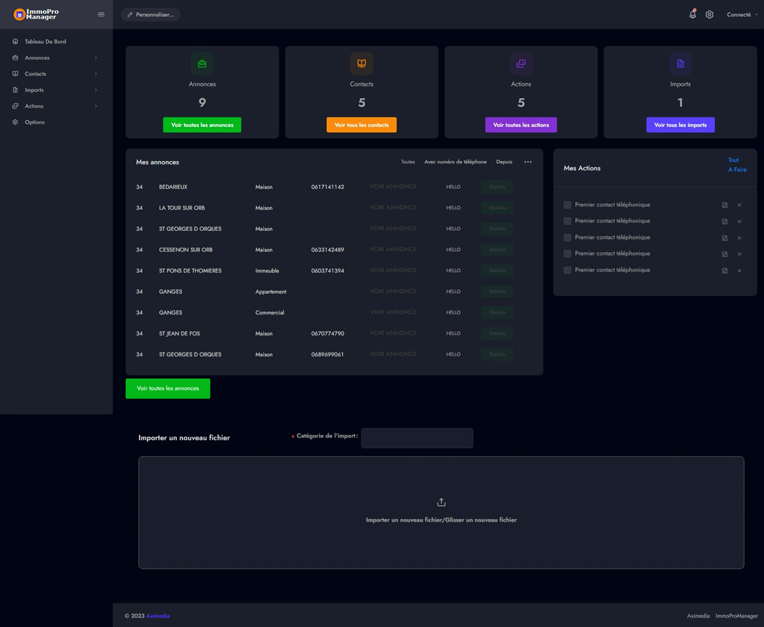 ImmoPro Manager, vue d'ensemble